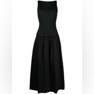 Anna Quan Amyra organic-cotton maxi dress - Black